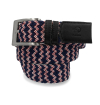 tricolour made in france vegan grape leather belt