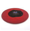 high quality unisex red wool beret made in europe