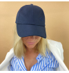 casquette unisexe bleu marine haut de gamme made in europe