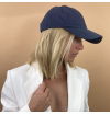 casquette unisexe bleu marine haut de gamme made in europe