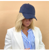 casquette unisexe bleu marine haut de gamme made in europe