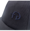 top-of-the-range navy blue unisex cap made in europe